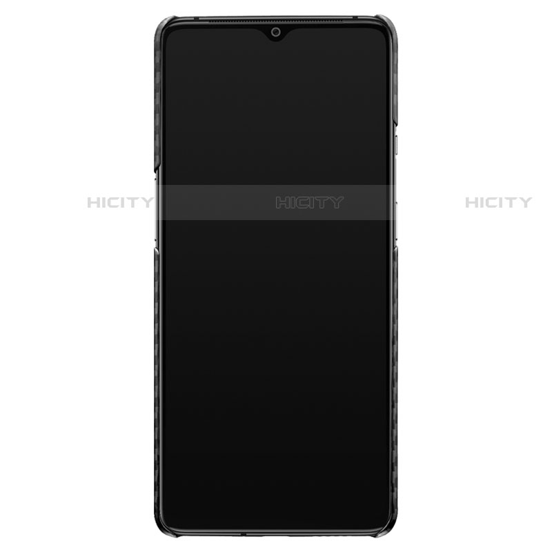 Funda Dura Plastico Rigida Mate Twill para OnePlus 7T Negro