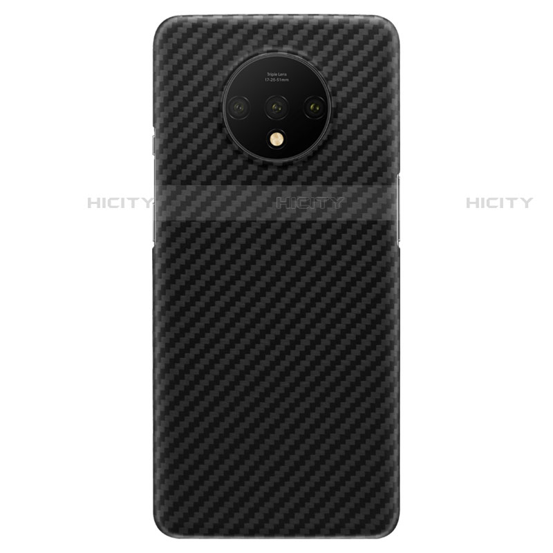 Funda Dura Plastico Rigida Mate Twill para OnePlus 7T Negro