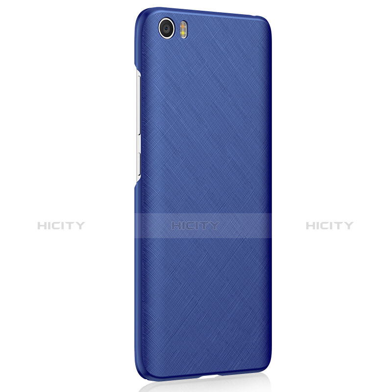 Funda Dura Plastico Rigida Mate Twill para Xiaomi Mi 5 Azul