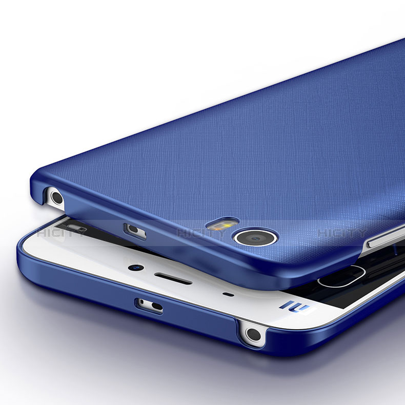 Funda Dura Plastico Rigida Mate Twill para Xiaomi Mi 5 Azul