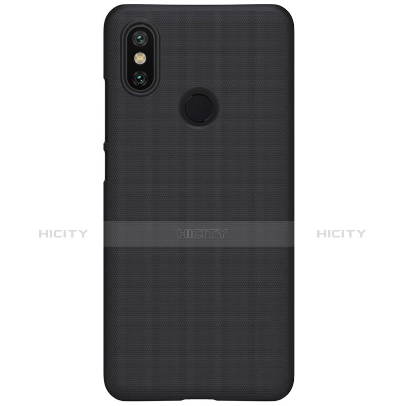 Funda Dura Plastico Rigida Perforada M01 para Xiaomi Mi 6X Negro