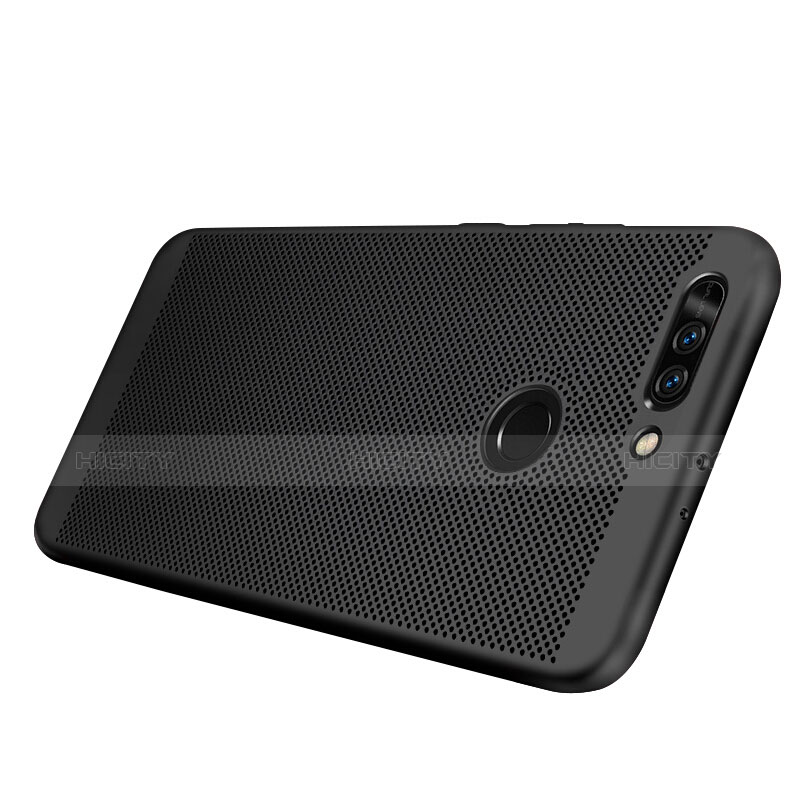 Funda Dura Plastico Rigida Perforada para Huawei Honor V9 Negro