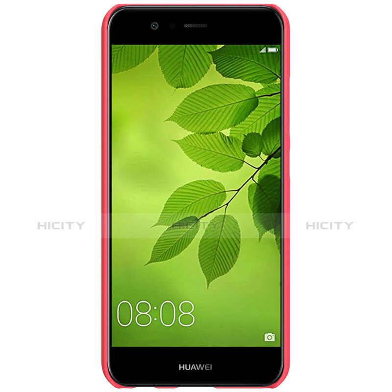 Funda Dura Plastico Rigida Perforada para Huawei Nova 2 Rojo