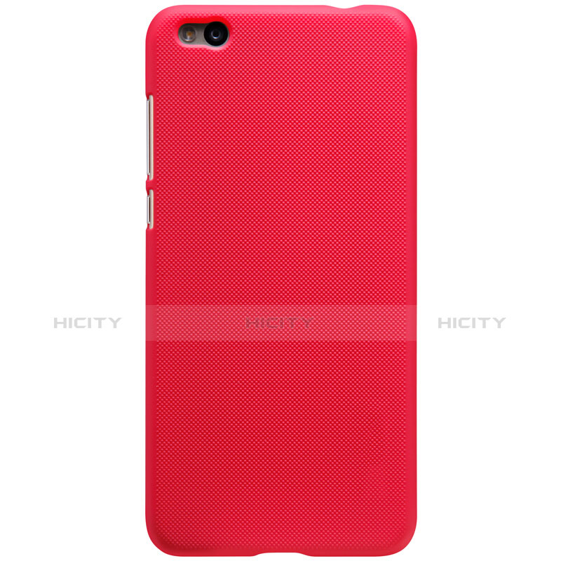 Funda Dura Plastico Rigida Perforada para Xiaomi Mi 5C Rojo