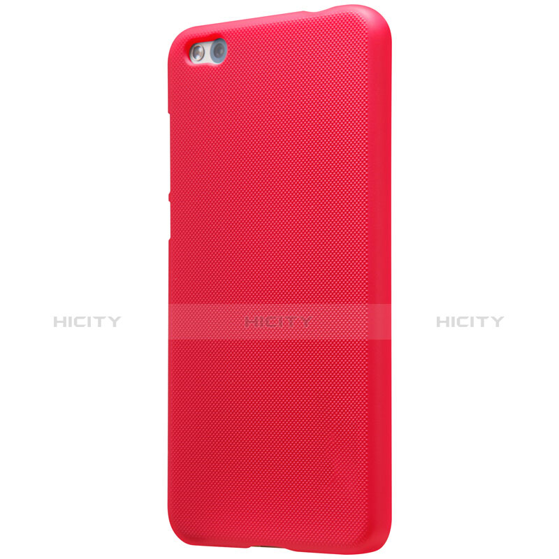 Funda Dura Plastico Rigida Perforada para Xiaomi Mi 5C Rojo