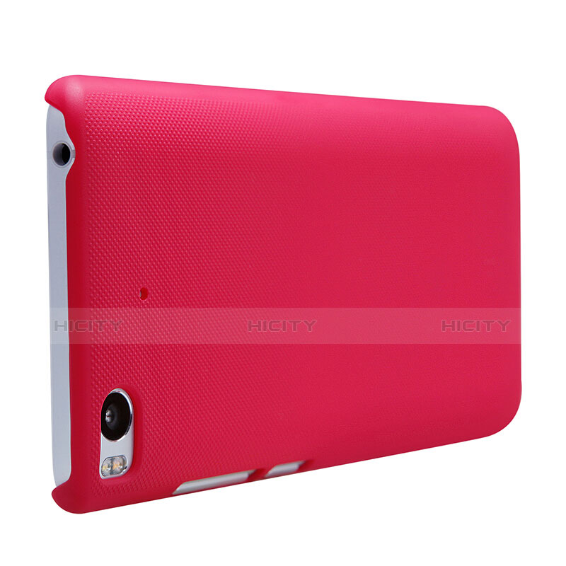 Funda Dura Plastico Rigida Perforada para Xiaomi Mi 5S 4G Rojo