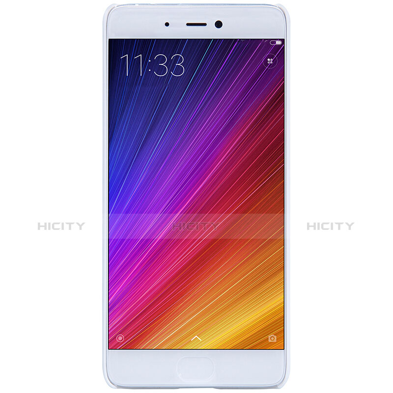 Funda Dura Plastico Rigida Perforada para Xiaomi Mi 5S Blanco