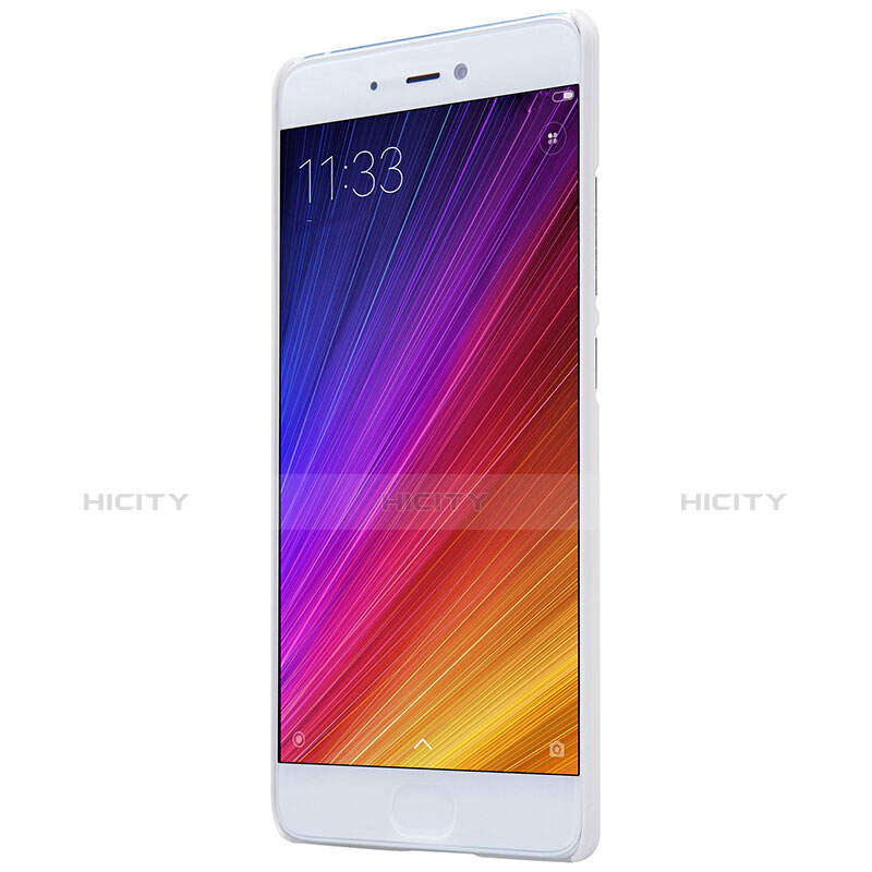 Funda Dura Plastico Rigida Perforada para Xiaomi Mi 5S Blanco