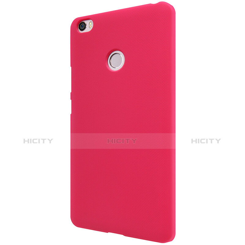 Funda Dura Plastico Rigida Perforada para Xiaomi Mi Max Rojo