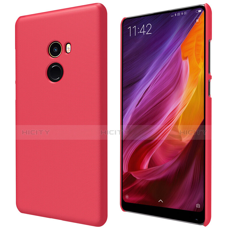 Funda Dura Plastico Rigida Perforada para Xiaomi Mi Mix Evo Rojo