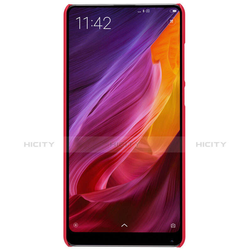 Funda Dura Plastico Rigida Perforada para Xiaomi Mi Mix Evo Rojo