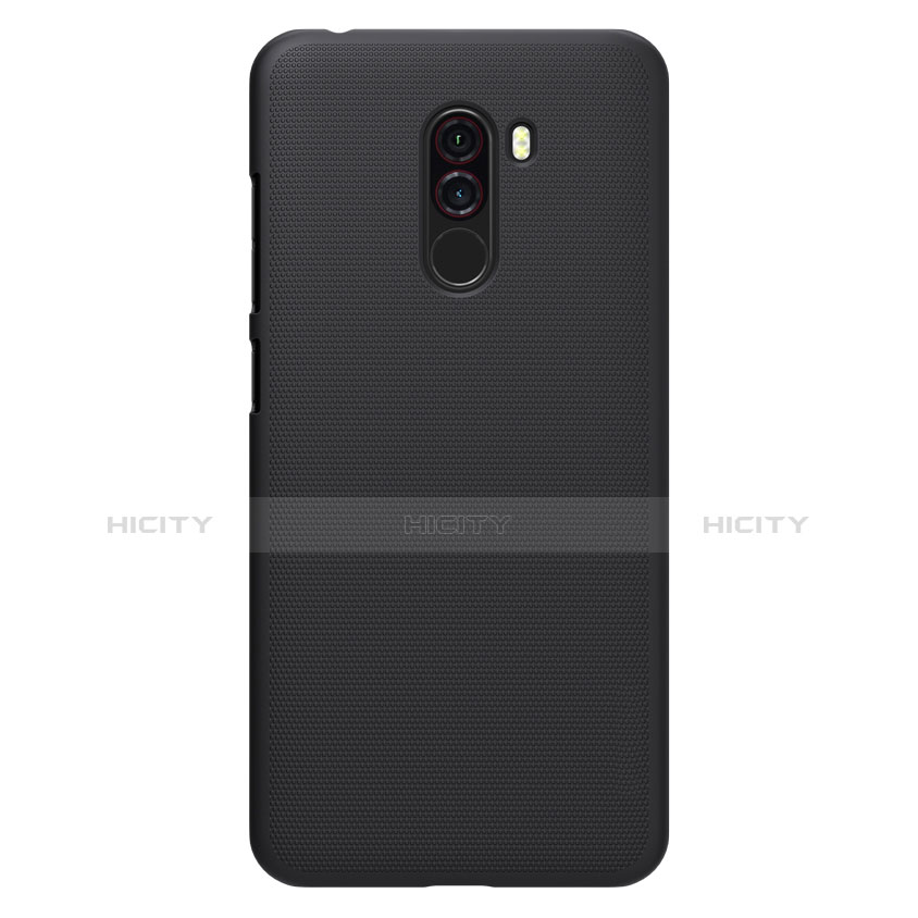 Funda Dura Plastico Rigida Perforada para Xiaomi Pocophone F1 Negro