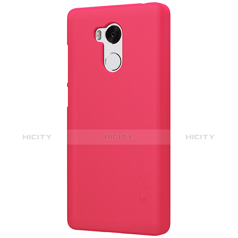 Funda Dura Plastico Rigida Perforada para Xiaomi Redmi 4 Prime High Edition Rojo