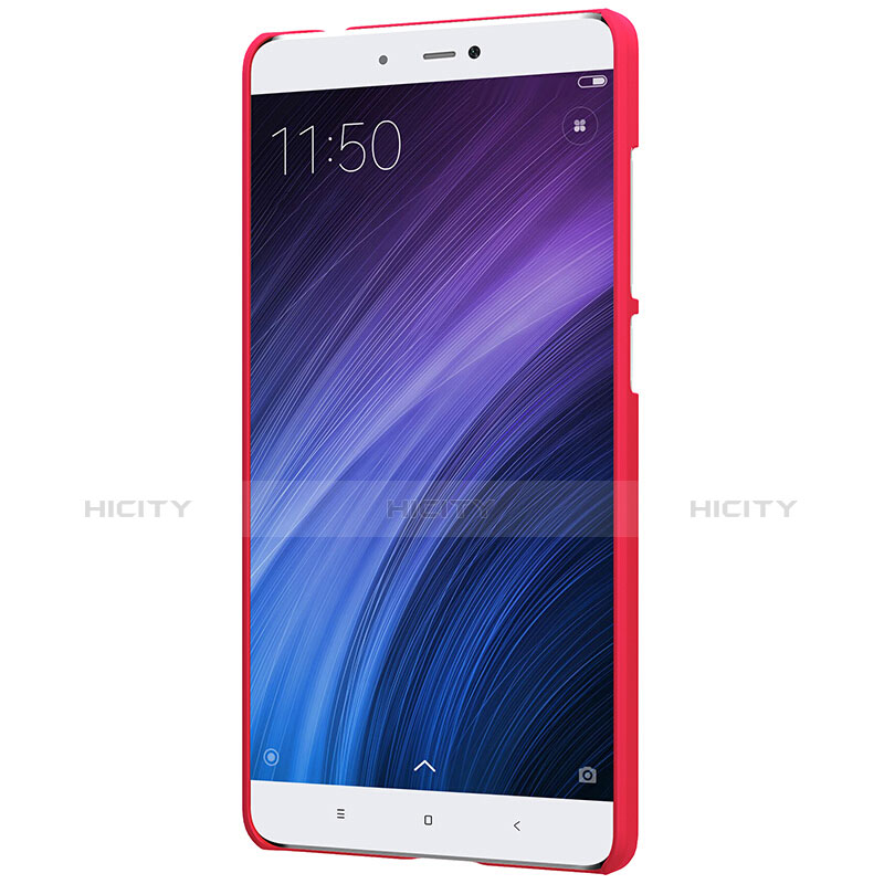 Funda Dura Plastico Rigida Perforada para Xiaomi Redmi 4 Prime High Edition Rojo