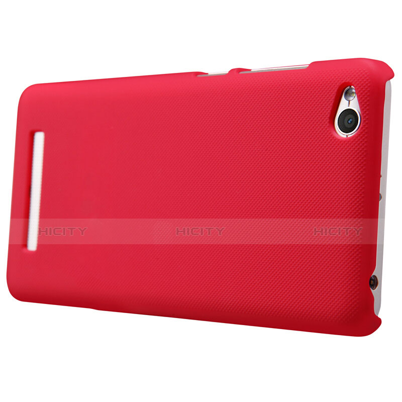 Funda Dura Plastico Rigida Perforada para Xiaomi Redmi 4A Rojo