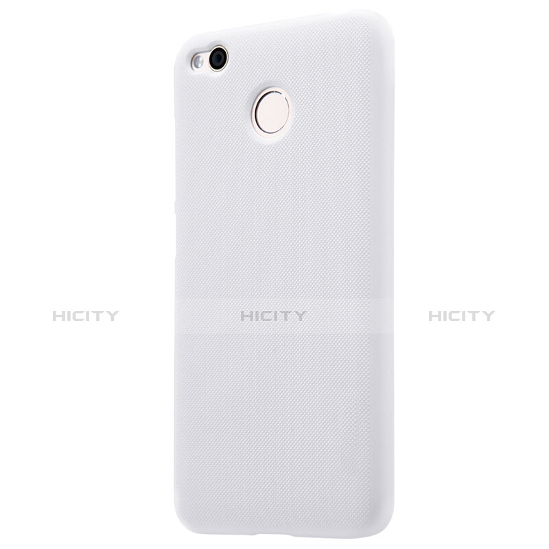 Funda Dura Plastico Rigida Perforada para Xiaomi Redmi 4X Blanco