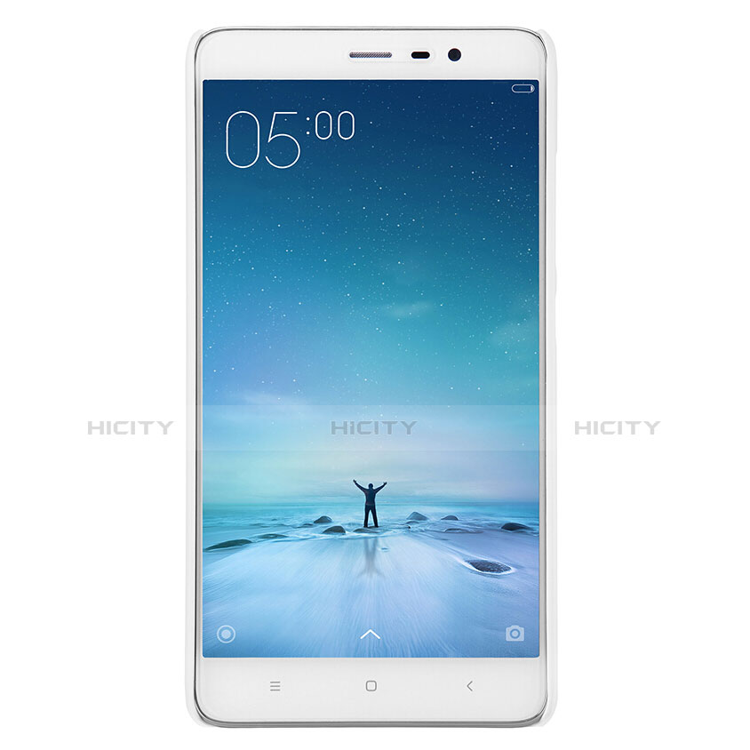 Funda Dura Plastico Rigida Perforada para Xiaomi Redmi Note 3 Blanco