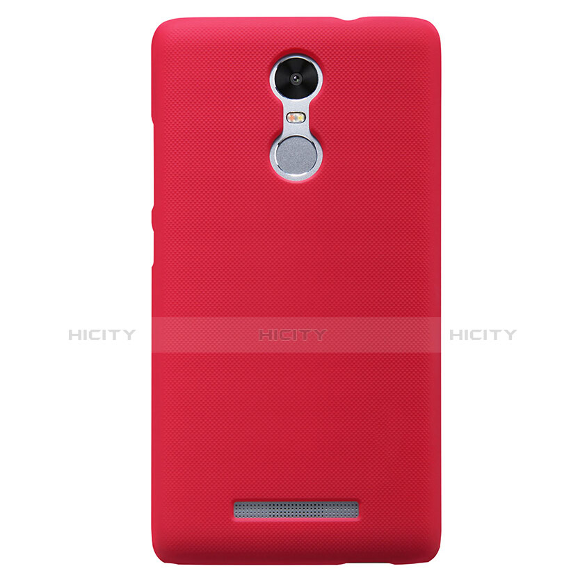 Funda Dura Plastico Rigida Perforada para Xiaomi Redmi Note 3 Pro Rojo