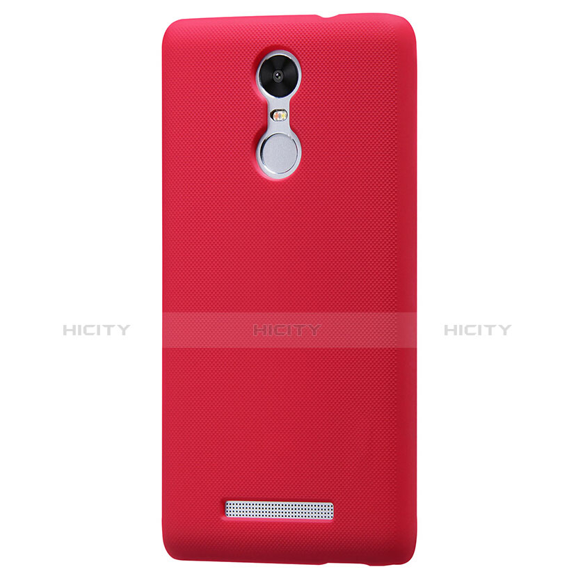 Funda Dura Plastico Rigida Perforada para Xiaomi Redmi Note 3 Pro Rojo