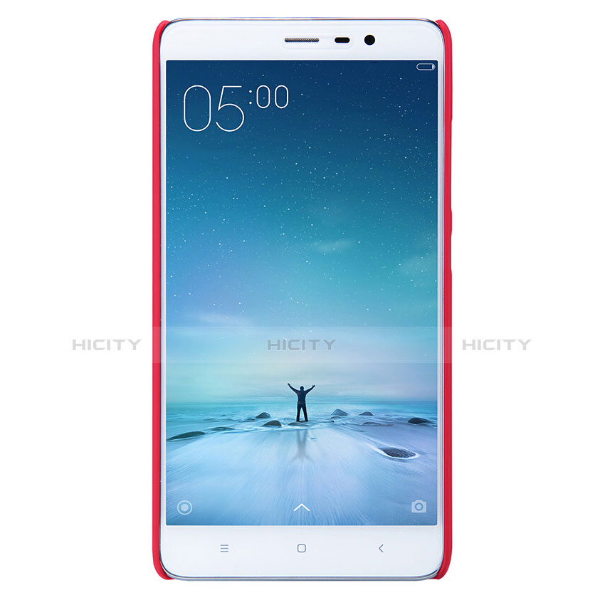 Funda Dura Plastico Rigida Perforada para Xiaomi Redmi Note 3 Rojo