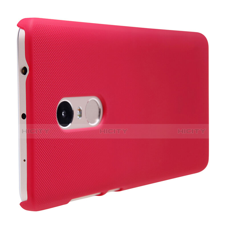 Funda Dura Plastico Rigida Perforada para Xiaomi Redmi Note 4 Rojo