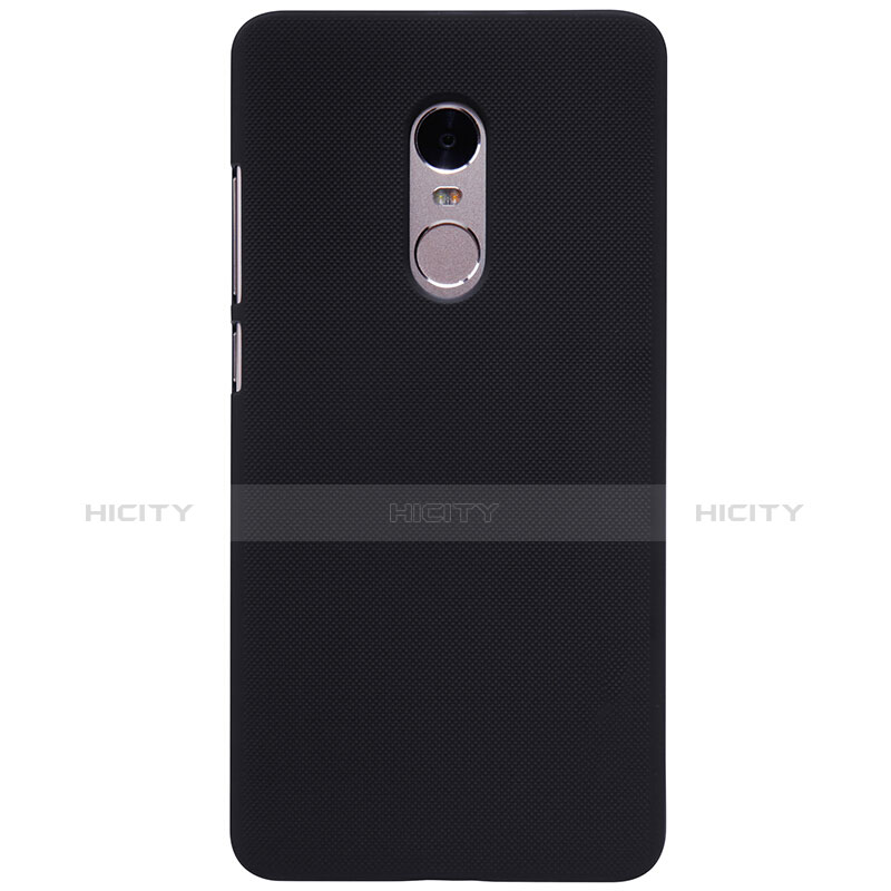 Funda Dura Plastico Rigida Perforada para Xiaomi Redmi Note 4X High Edition Negro