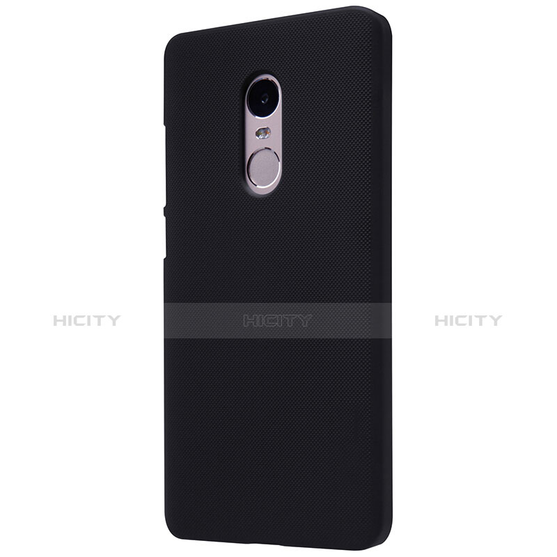 Funda Dura Plastico Rigida Perforada para Xiaomi Redmi Note 4X High Edition Negro