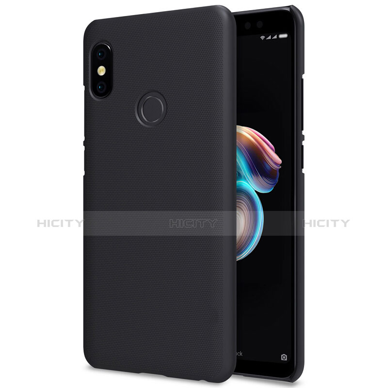 Funda Dura Plastico Rigida Perforada para Xiaomi Redmi Note 5 AI Dual Camera Negro