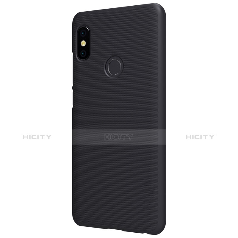 Funda Dura Plastico Rigida Perforada para Xiaomi Redmi Note 5 AI Dual Camera Negro