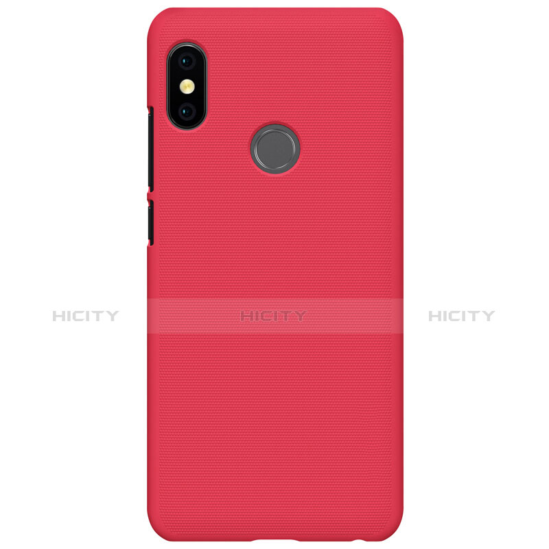 Funda Dura Plastico Rigida Perforada para Xiaomi Redmi Note 5 AI Dual Camera Rojo