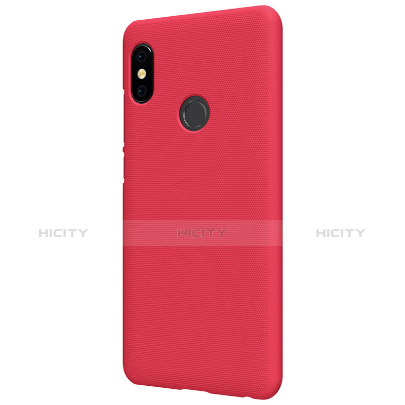 Funda Dura Plastico Rigida Perforada para Xiaomi Redmi Note 5 AI Dual Camera Rojo