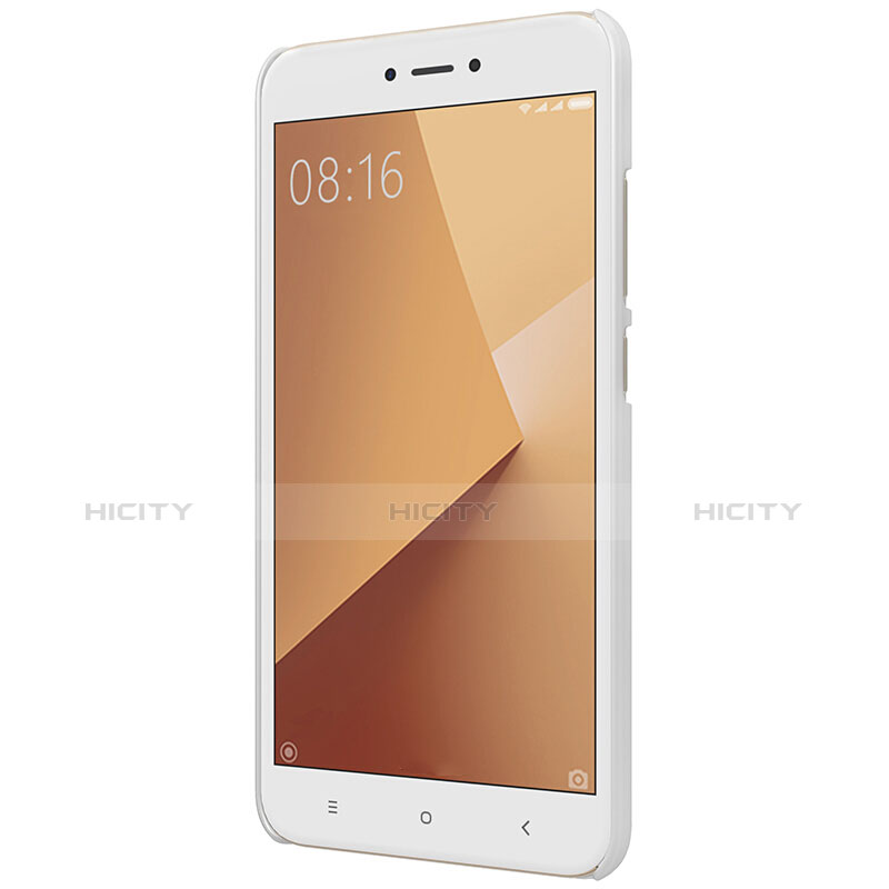 Funda Dura Plastico Rigida Perforada para Xiaomi Redmi Note 5A Standard Edition Blanco