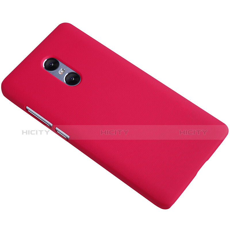 Funda Dura Plastico Rigida Perforada para Xiaomi Redmi Pro Rojo