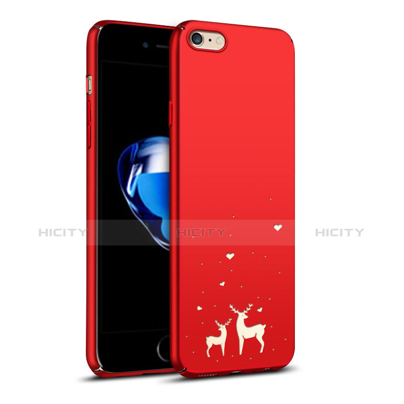 Funda Dura Plastico Rigida Reno para Apple iPhone 6 Rojo