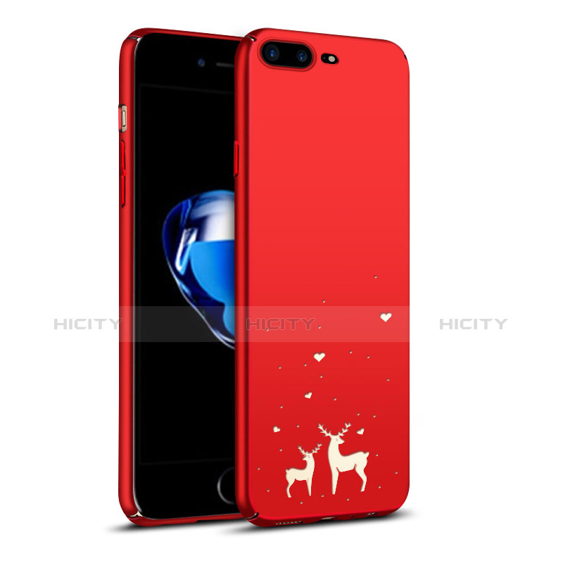 Funda Dura Plastico Rigida Reno para Apple iPhone 7 Plus Rojo