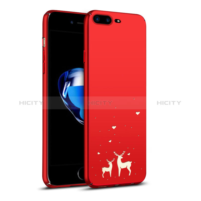 Funda Dura Plastico Rigida Reno para Apple iPhone 8 Plus Rojo