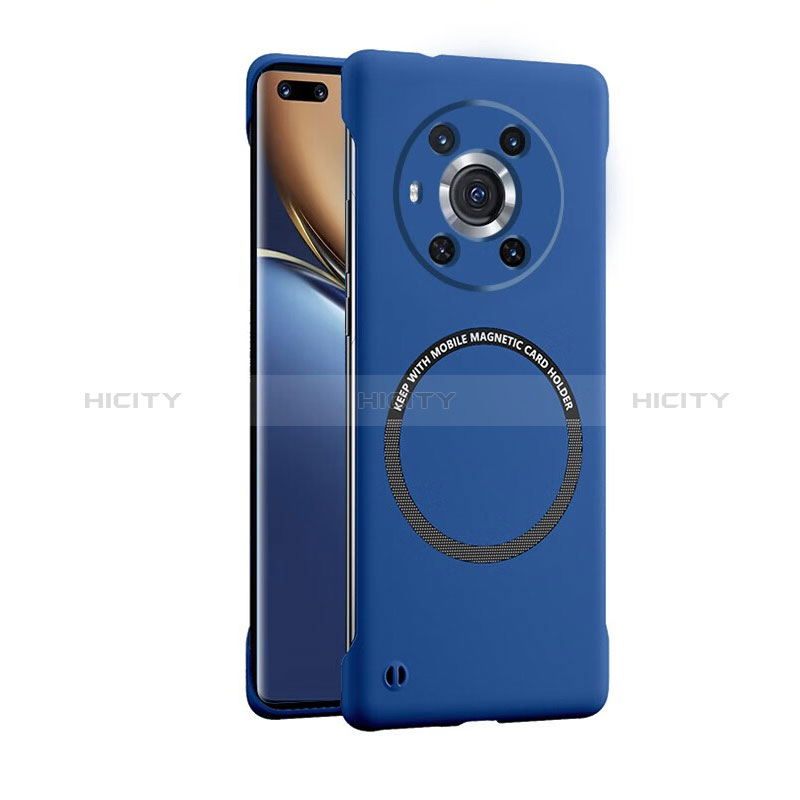 Funda Dura Plastico Rigida Sin Marco Carcasa Mate con Mag-Safe Magnetic para Huawei Honor Magic3 5G Azul