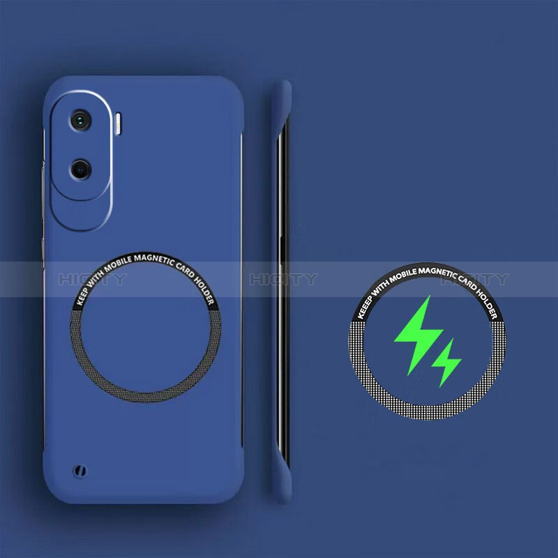 Funda Dura Plastico Rigida Sin Marco Carcasa Mate con Mag-Safe Magnetic para Huawei Honor X50i 5G Azul