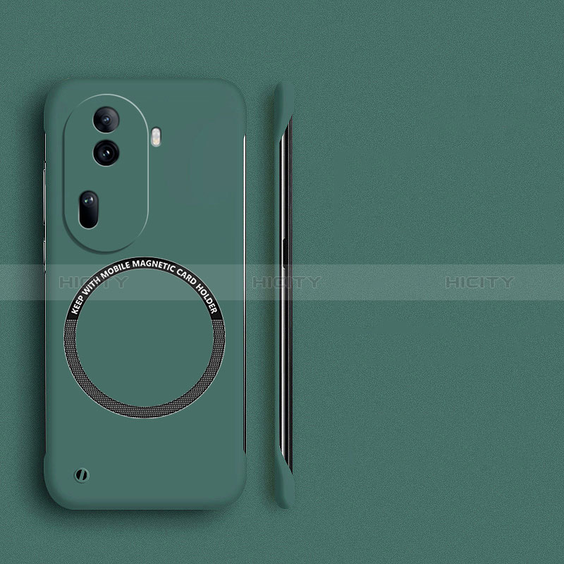 Funda Dura Plastico Rigida Sin Marco Carcasa Mate con Mag-Safe Magnetic para Oppo Reno11 Pro 5G