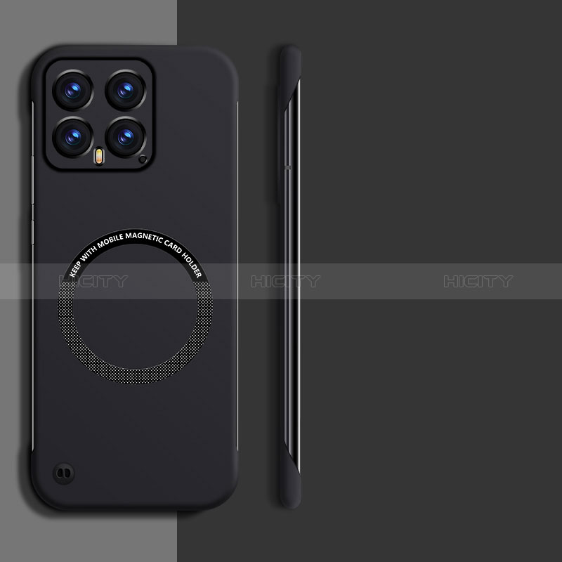 Funda Dura Plastico Rigida Sin Marco Carcasa Mate con Mag-Safe Magnetic para Xiaomi Mi 14 Pro 5G Negro