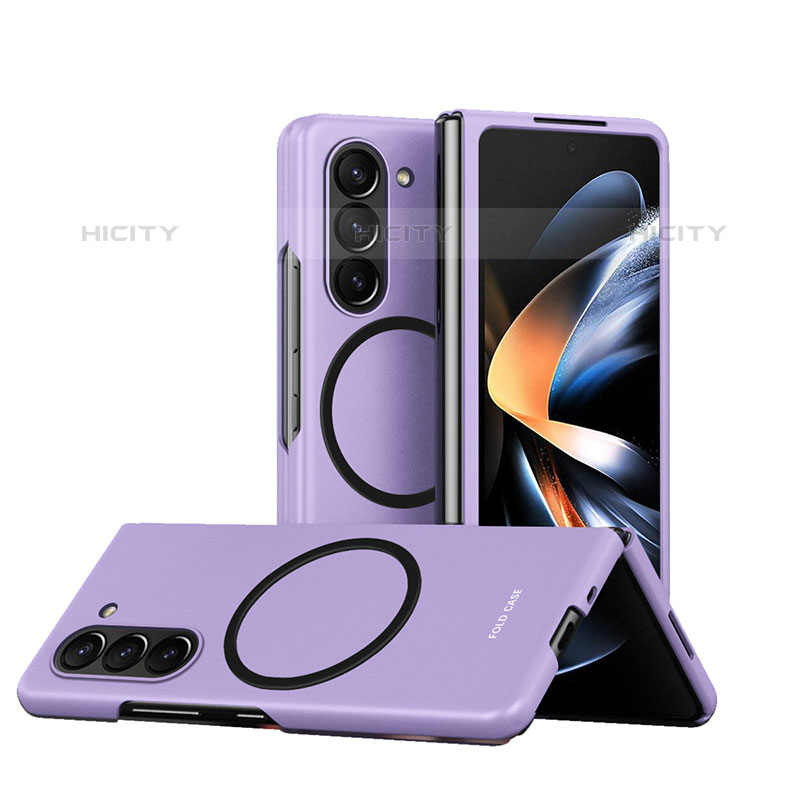 Funda Dura Plastico Rigida Sin Marco Carcasa Mate con Mag-Safe Magnetic QH1 para Samsung Galaxy Z Fold5 5G