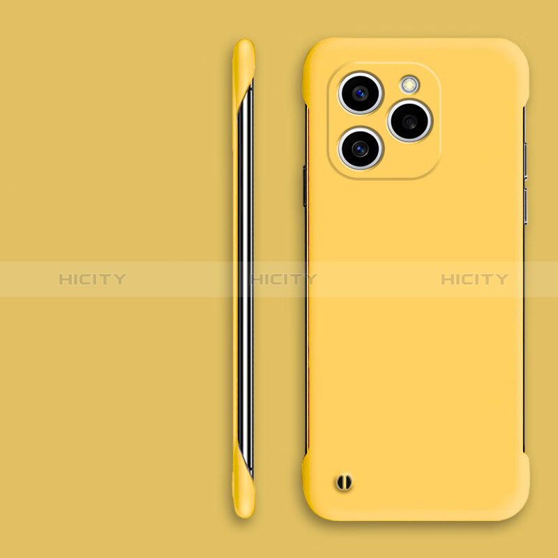 Funda Dura Plastico Rigida Sin Marco Carcasa Mate P01 para Huawei Honor 60 SE 5G Amarillo