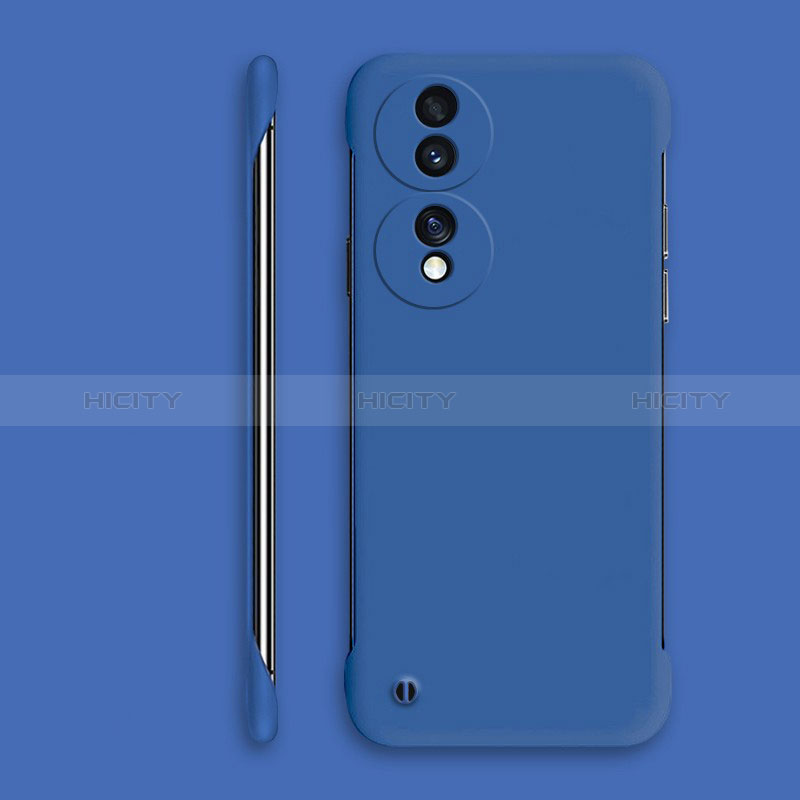 Funda Dura Plastico Rigida Sin Marco Carcasa Mate P01 para Huawei Honor 70 5G Azul