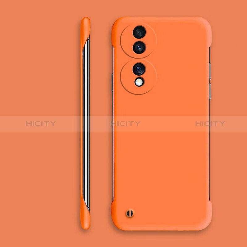 Funda Dura Plastico Rigida Sin Marco Carcasa Mate P01 para Huawei Honor 70 5G Naranja