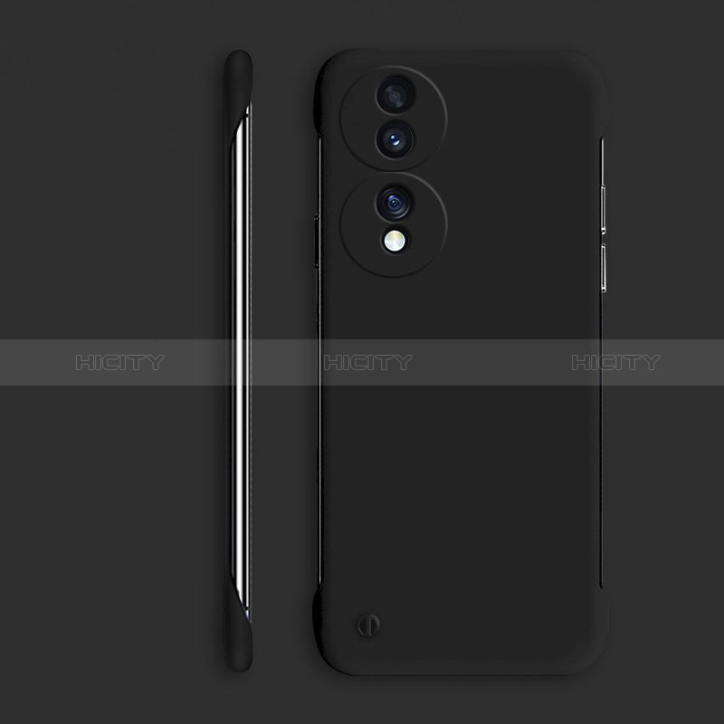 Funda Dura Plastico Rigida Sin Marco Carcasa Mate P01 para Huawei Honor 70 5G Negro