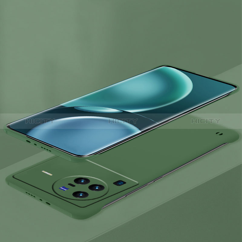 Funda Dura Plastico Rigida Sin Marco Carcasa Mate P01 para Vivo X80 5G Verde Noche