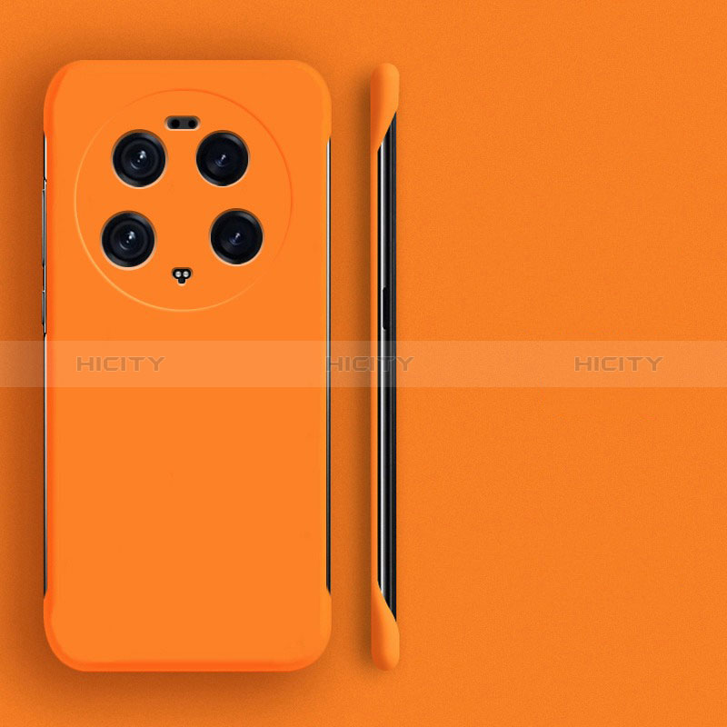 Funda Dura Plastico Rigida Sin Marco Carcasa Mate P01 para Xiaomi Mi 13 Ultra 5G Naranja