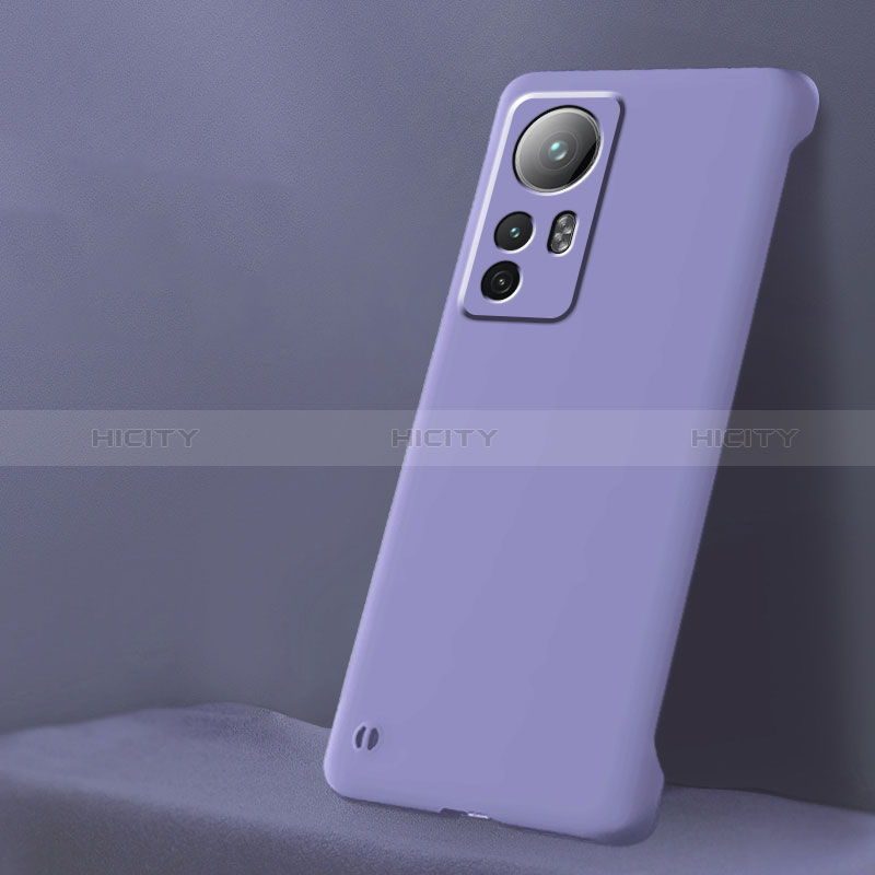 Funda Dura Plastico Rigida Sin Marco Carcasa Mate P01 para Xiaomi Redmi Note 12S Purpura Claro