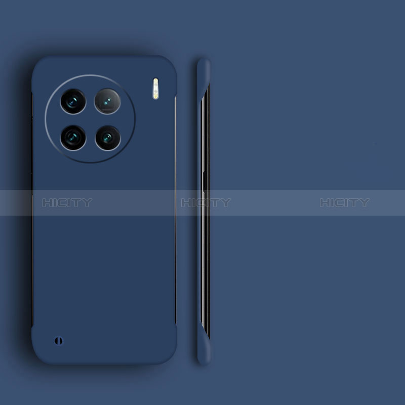 Funda Dura Plastico Rigida Sin Marco Carcasa Mate P02 para Vivo X90 Pro 5G Azul