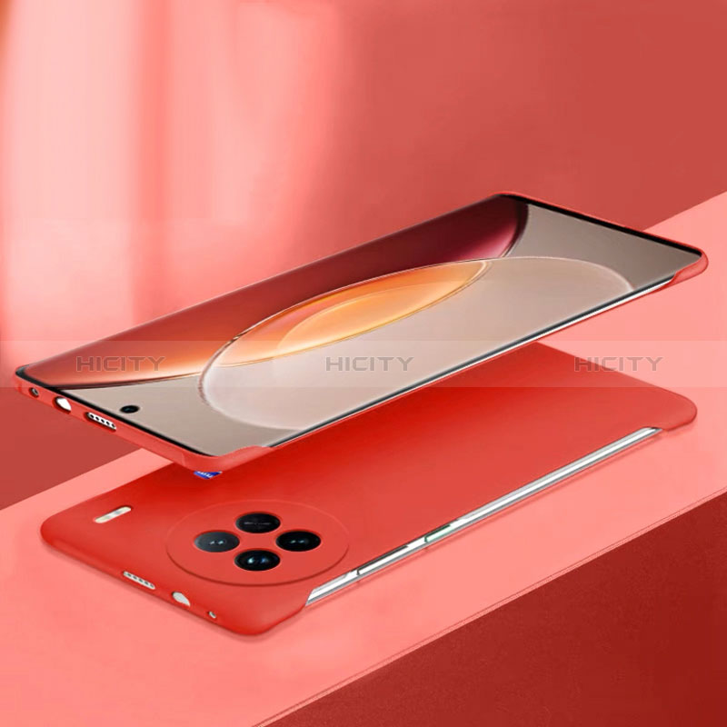 Funda Dura Plastico Rigida Sin Marco Carcasa Mate P03 para Vivo X90 Pro 5G Rojo